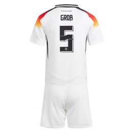 Duitsland Pascal Gross #5 Thuis tenue Kids EK 2024 Korte Mouw (+ Korte broeken)